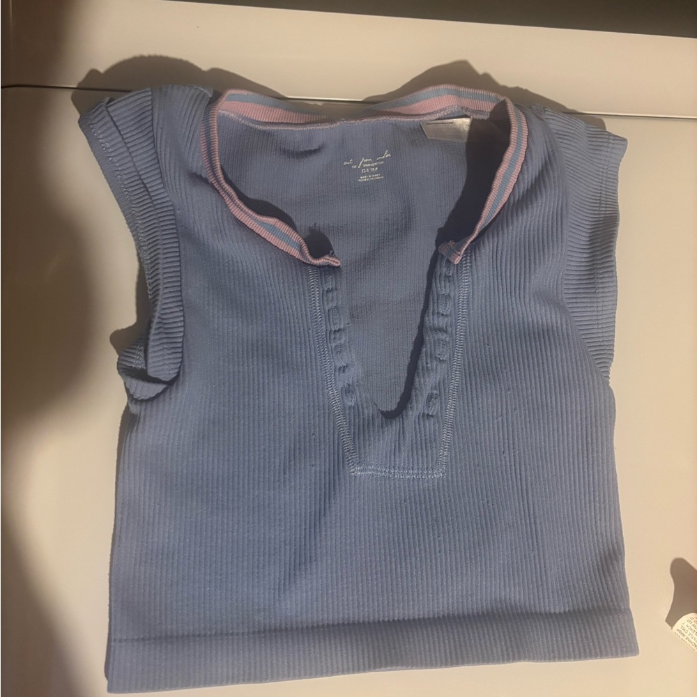 Urban Outfitters Blue Sleeveless Top